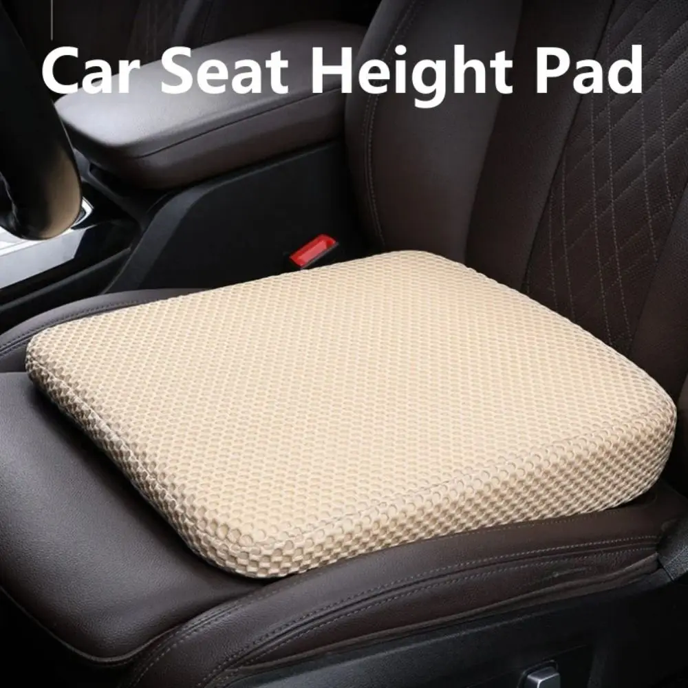 Coussin rehausseur de siège auto en maille, en mousse à mémoire de forme alvéolée, épaissi et respirant, accessoires automobiles