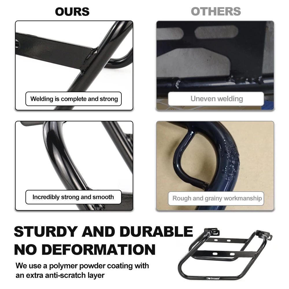 For Harley-Davidson Softail Fat Boy/ 114 2018-2024 Motorcycle Side Luggage Racks Saddlebag Bracket Side Bag Support Mount Holder