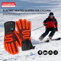 Snowboard Heated Gloves With Rechargeable Battery Motorcycle Gloves Touchscreen Skiing Gloves Waterproof Touchscreen Hand Warmer