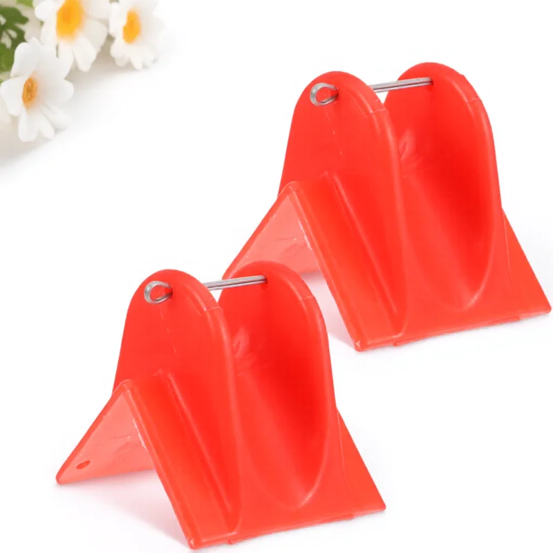 

2Pcs SafetyRopeProtector LightweightDurable ClimbingEquipment PortableEdgeCover RedColor MountaineeringRescue DownhillOutdoors