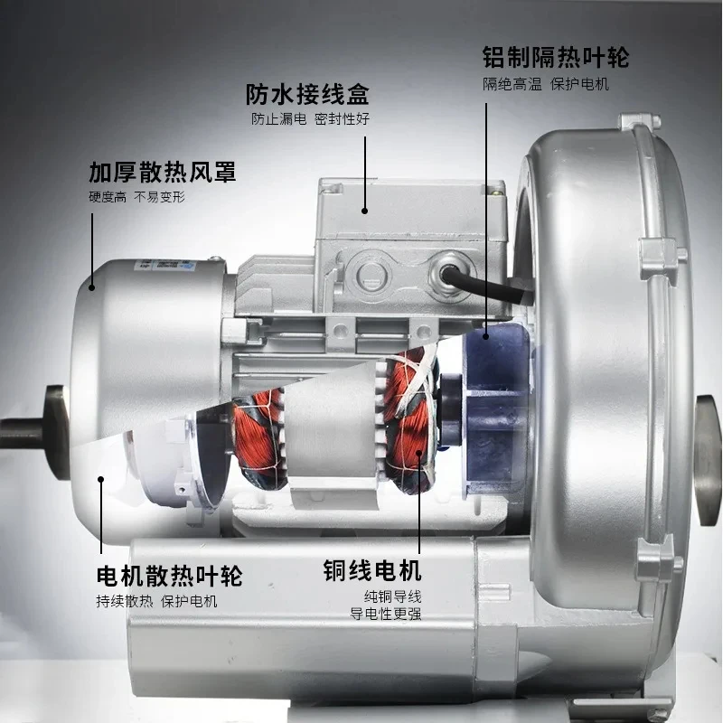 Large high-power fish pond pump, aquaculture transportation aerator 4