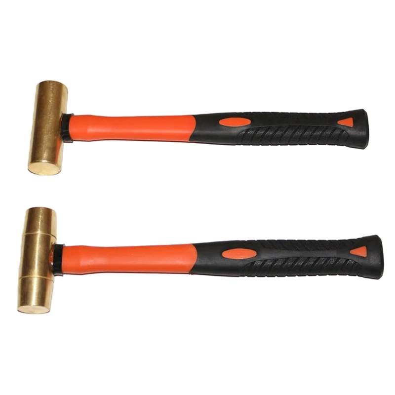 Dropshipping Explosion-proof Red Drum Hammer 0.45kg/0.68kg Safety Tool Proof Safety Tool Portable Shockproof