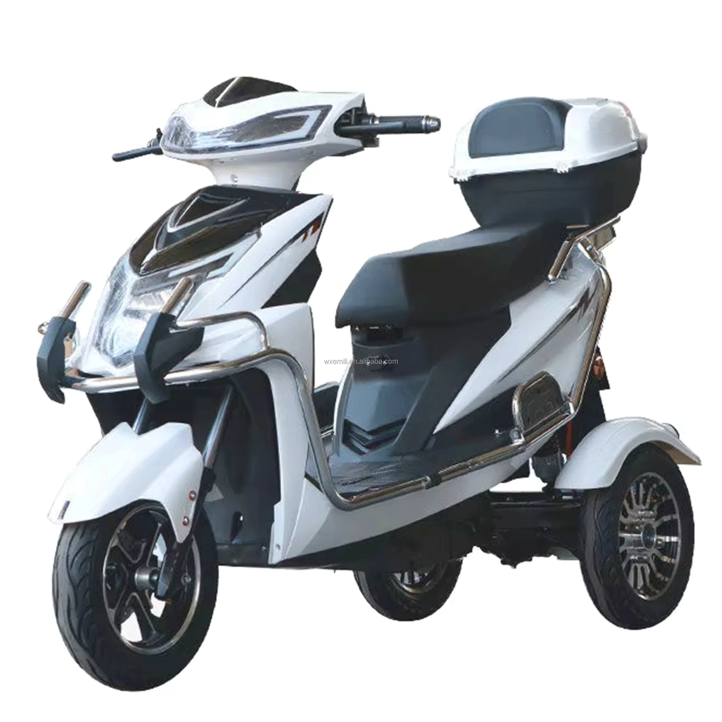 

STLF 3 Wheel Electric Moped Scooter 1000W 60V Open Body 300kg Closed Trike Open Passenger Seat 3 Wheel Bike Trike