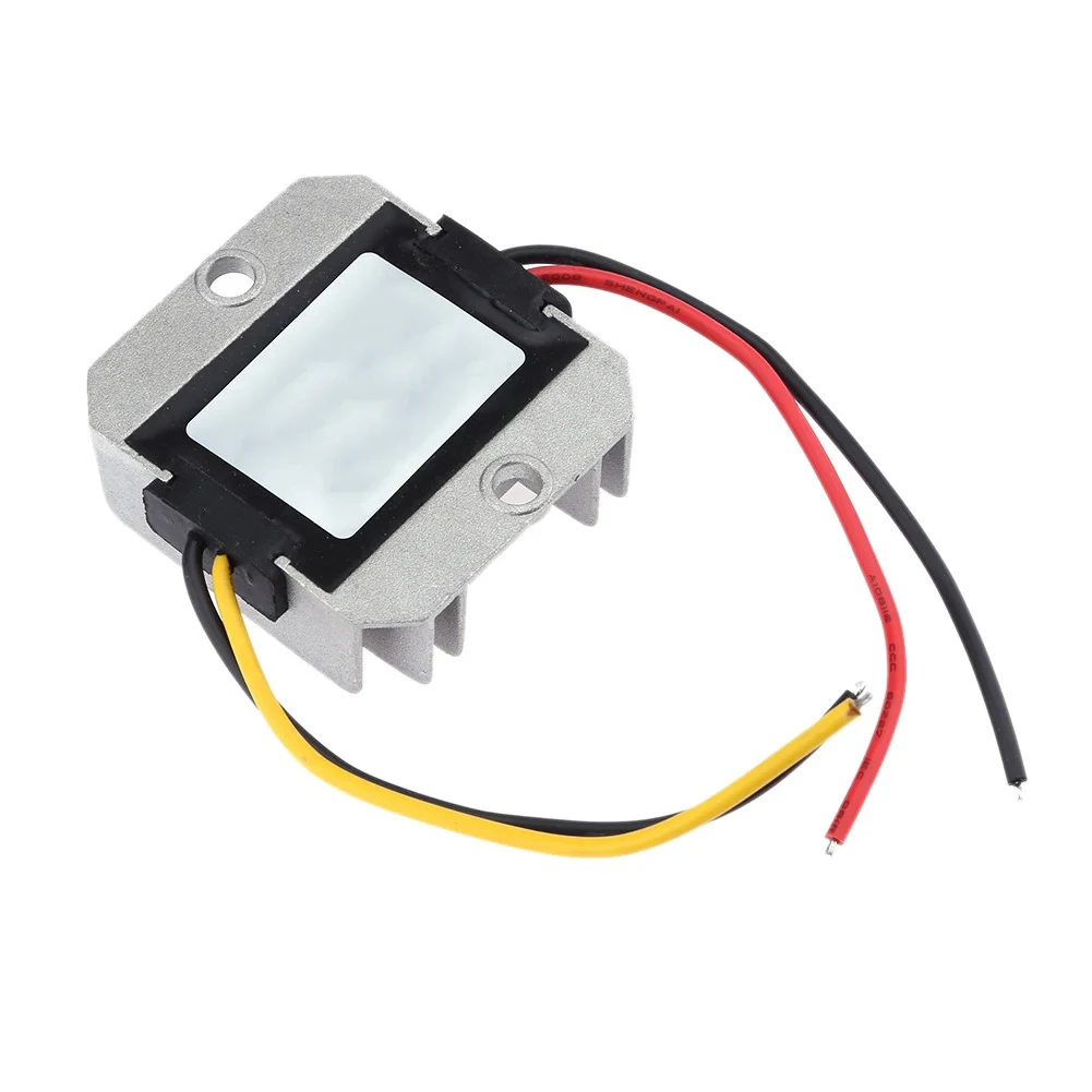 Aluminum Enclosed 12V Boost Converter DC 5V 6V 11V Input to 12V 1A Output for Industrial Marine Automotive Use