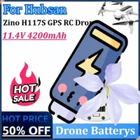 11.4V 4200mAh Lithium Drone Battery for Hubsan H117S GPS Brushless Quadcopter Accessories White Rechargeable Battery