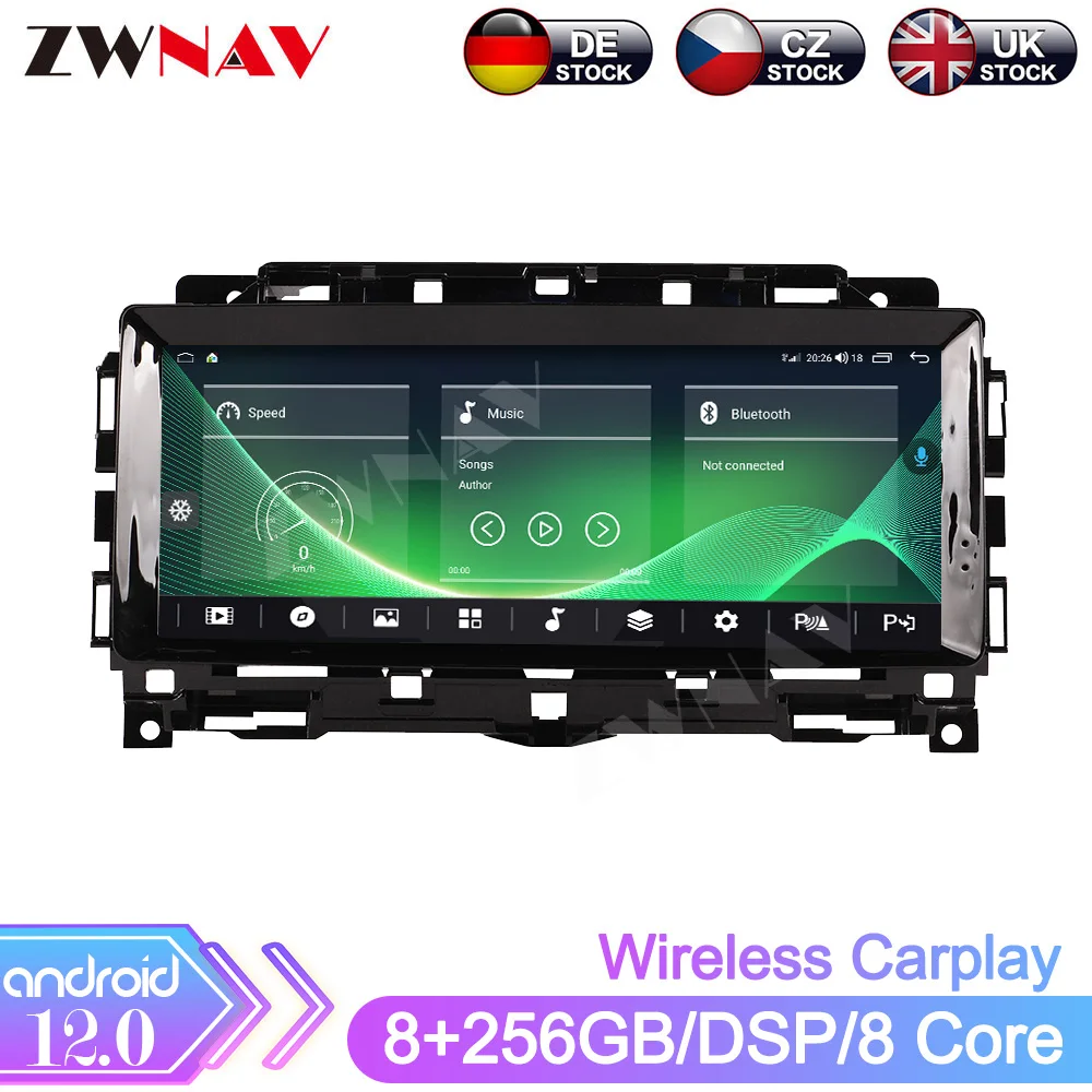 Android12 8+256GB Car Radio For Jaguar F-PACE 2016-2019 Multimedia GPS Auto Navi Stereo Audio Receivers Player Carplay Head Unit