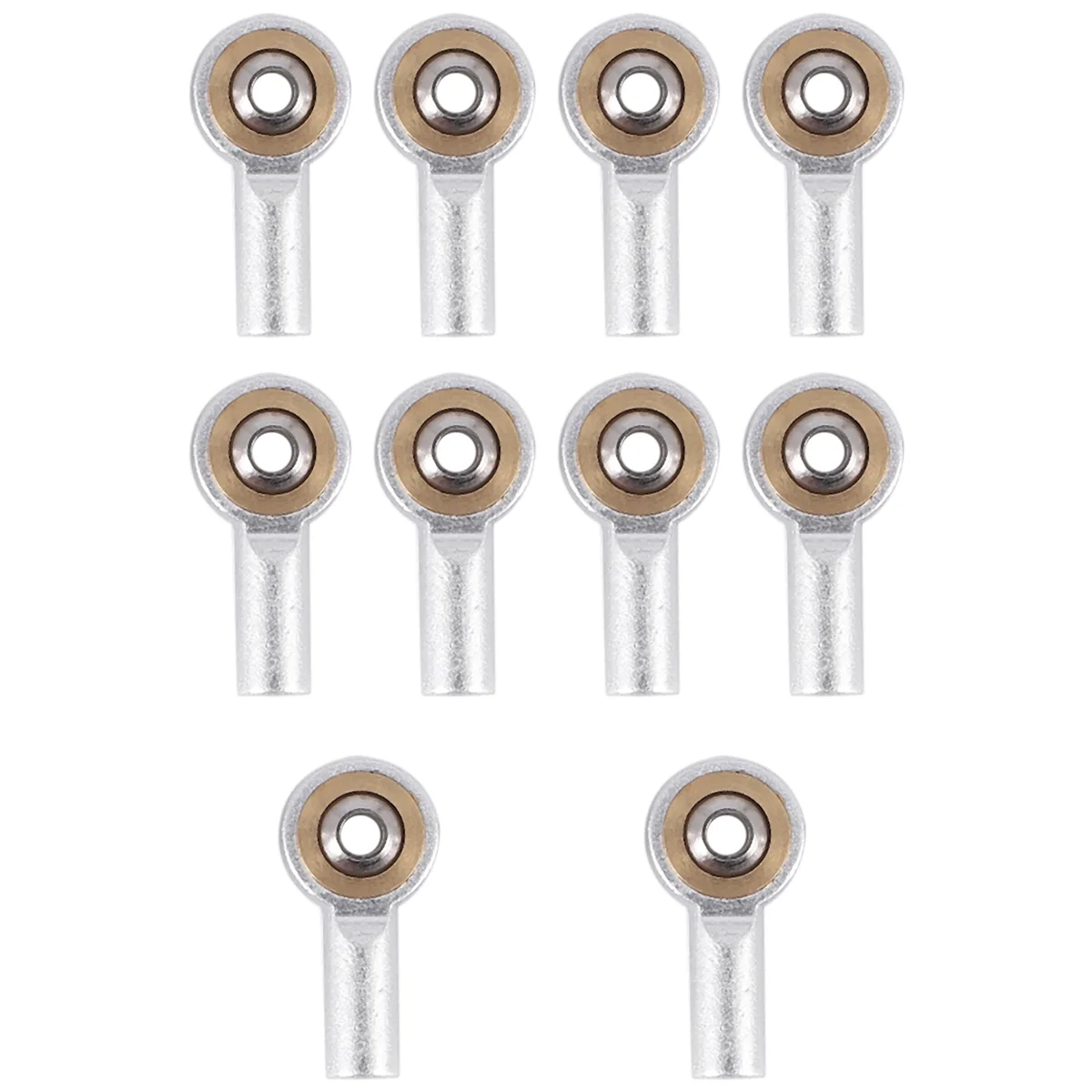 10Pcs Metal M2 Tie Rod End Ball Joint Link Ball Head for HSP Tamiya Mini 4WD RC Car Truck Crawler Boat Airplane,3