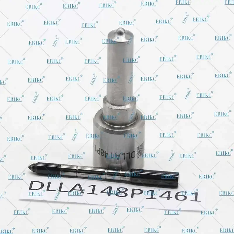 ERIKC DLLA148P1461 Sprayer Diesel Fuel Injector Tip DLLA 148 P 1461Nozzle Black Needle DLLA 148P 1461 for Common Rail Injector