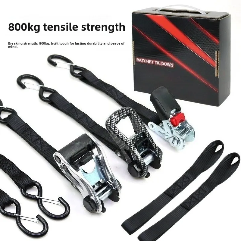 Motorcycle, Electric Vehicle, Car Off-road Self-driving Tour, Luggage Ratchet Tensioner, Cargo Fixing Rope Tensioner, Binding