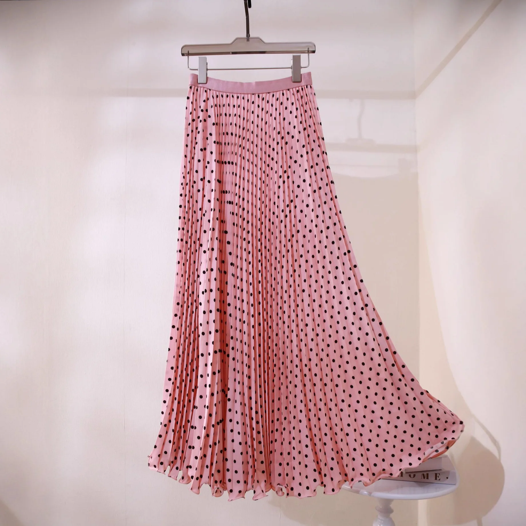 

Высококачественная юбка с винтажным принтом, универсальная длинная юбка трапециевидной формы для пригородных поездок, классический вариант, все зимний сезон, китайское происхождение