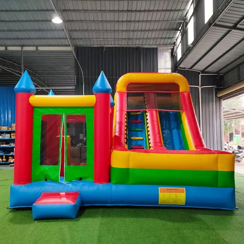 Commercial Bounce House With Slide Bounce House Water Slide Combo Inflatable Bouncer Jumping Castle Slide