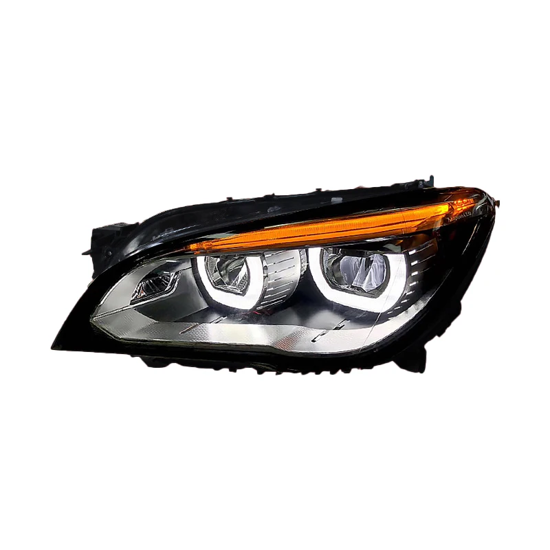 SJC For F01 F02 Headlights 740i 730i 735i Full LED Head Front Lamp DRL Projector Lens 2009-2015 Year Car