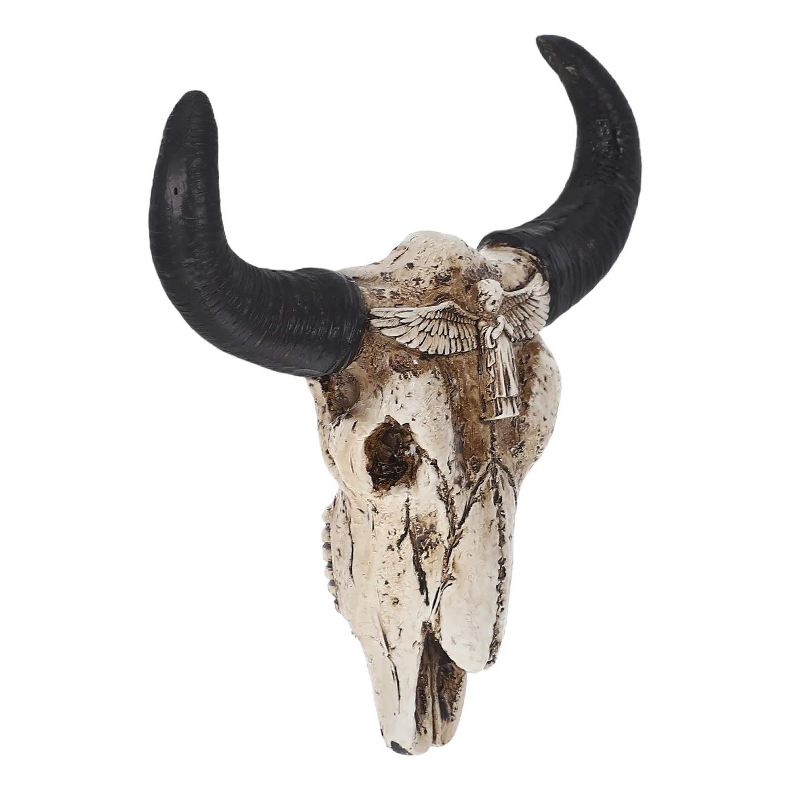 Animal Decor Cow Bull Skull Head Artificial Horn Wall Decoration Ornaments