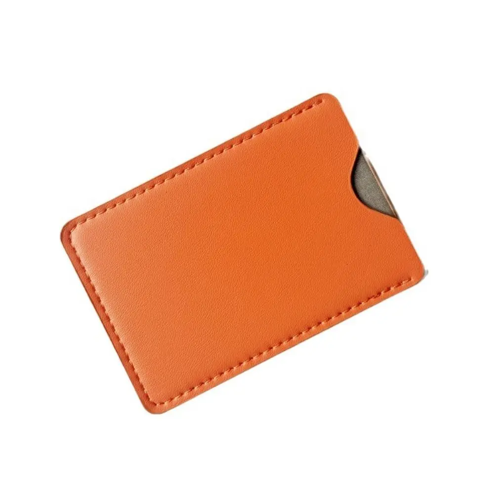 Ultra-Thin RFID Card Holder PU Leather RFID Blocking Leather Card Sleeve Anti-Demagnetization Soft Lining ID Card Case