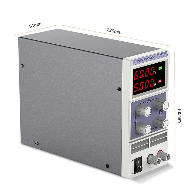 DC regulated power supply adjustable 60V 5A high precision