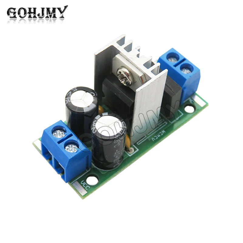 Module d'alimentation régulateur à trois bornes, 5V, 12V, L7805, LM7812