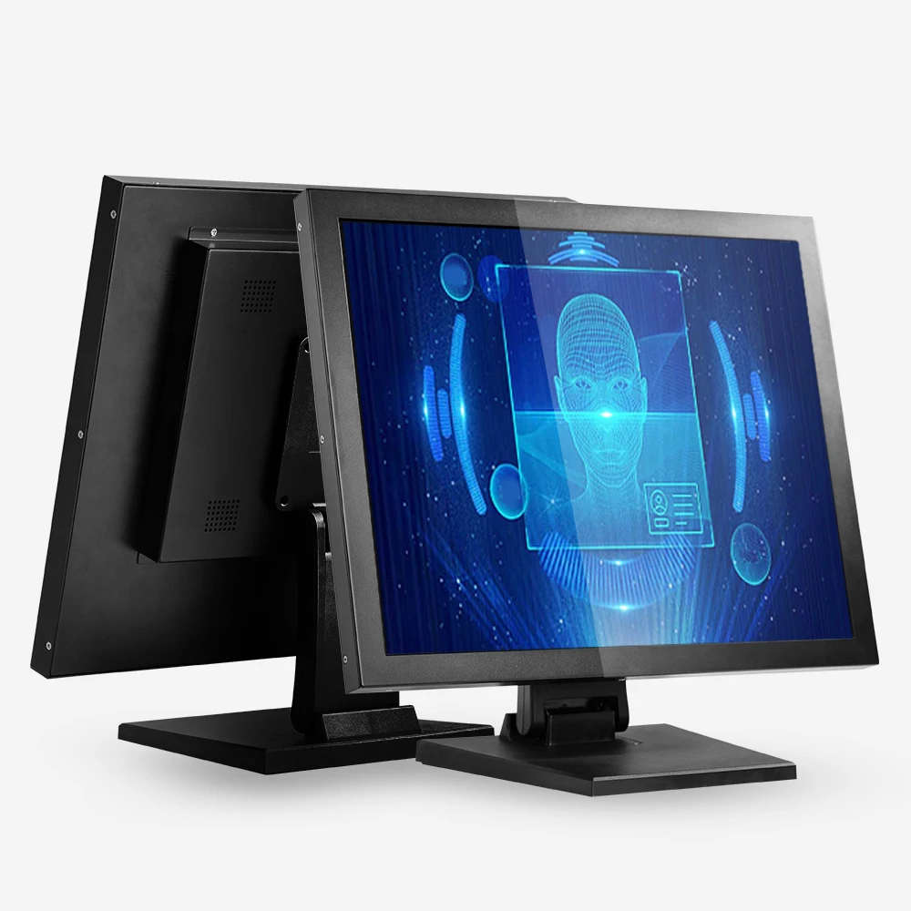 ZJZ Customization Industriemonitor 19-Zoll-robustes Display Kapazitiver Touchscreen-Monitor Eingebetteter kapazitiver Touchpanel-PC