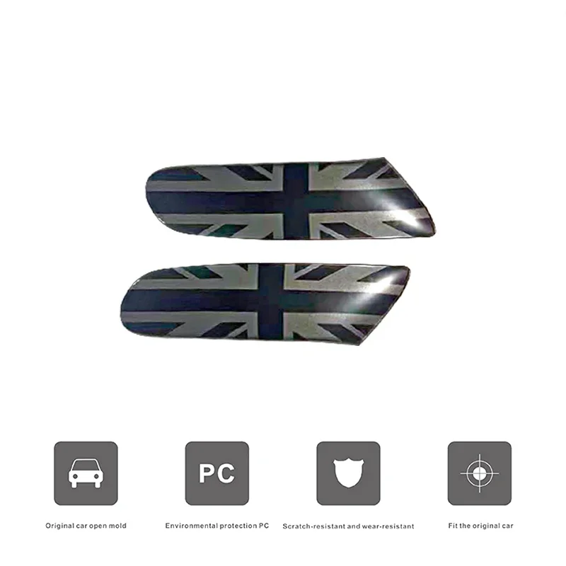 

For MINI Cooper F55 F56 F57 Car Fender Turn Signal Light Covers Stickers 2015-2021 Exterior Auto Accessories