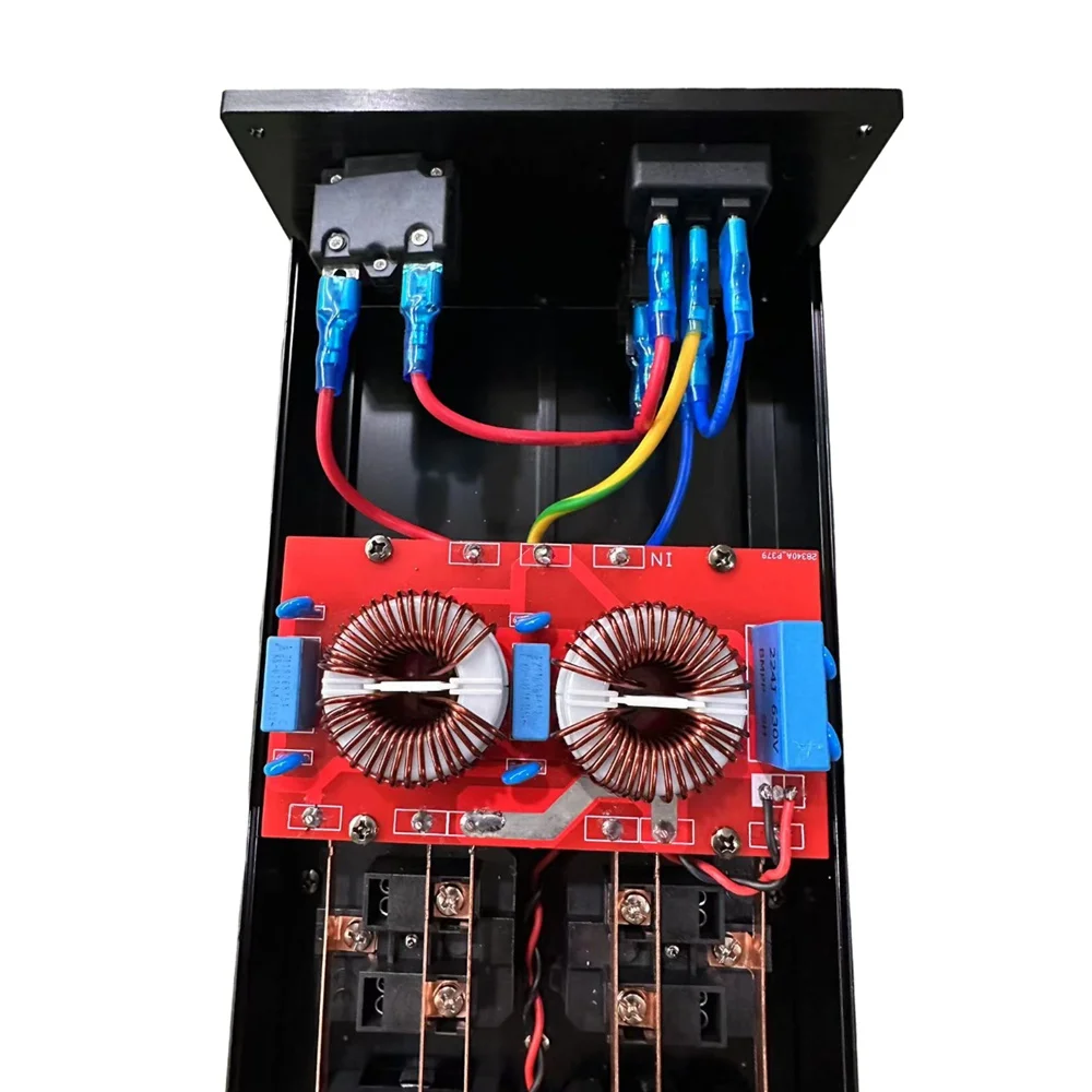 MATIHUR E-TP80 Audio-Rauschfilter, Netzfilter, Netzstromregler, Überspannungsschutz mit EU-Steckdosen, Steckdosenleiste – Detail 7