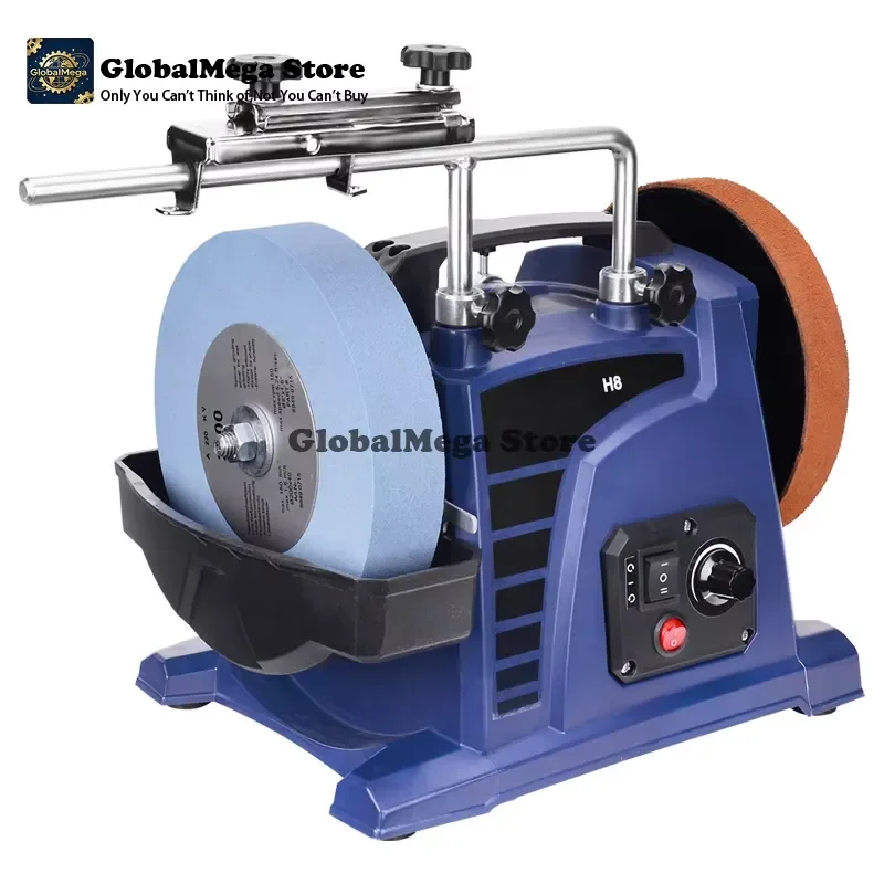 2026 Latest Low-Speed Water-Cooled Knife Sharpener for Woodworking Tools Chisels Engraving Blades Electric Desktop Sharpening
