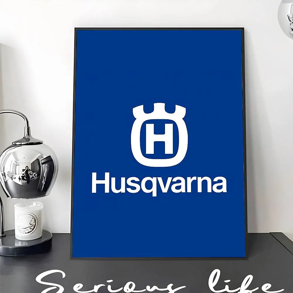 H-Husqvarnas Logo Movie Sticky Posters Vintage Room Bar Cafe Decor Nordic Home Decor view 2