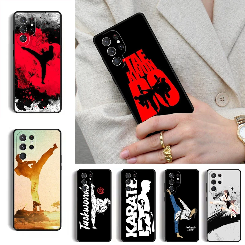 Kungfu Taekwondo Phone Case for Samsung Galaxy S26 S25 Ultra S24 S23 S22 S21 Plus Note 10 Bumper Cover