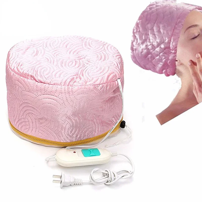 Electric Hair Cap Hat Salon Thermal Nourishing Mask Baking Oil Dryers Heat 3 Speed Accessories