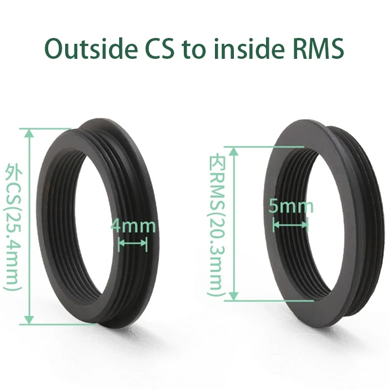 RMS-C C-RMS Adapter Ring Objective Lens Adapter M18 M19 M25 M26 RMS M32 M40 for Industrial Microscope USB CCD Camera