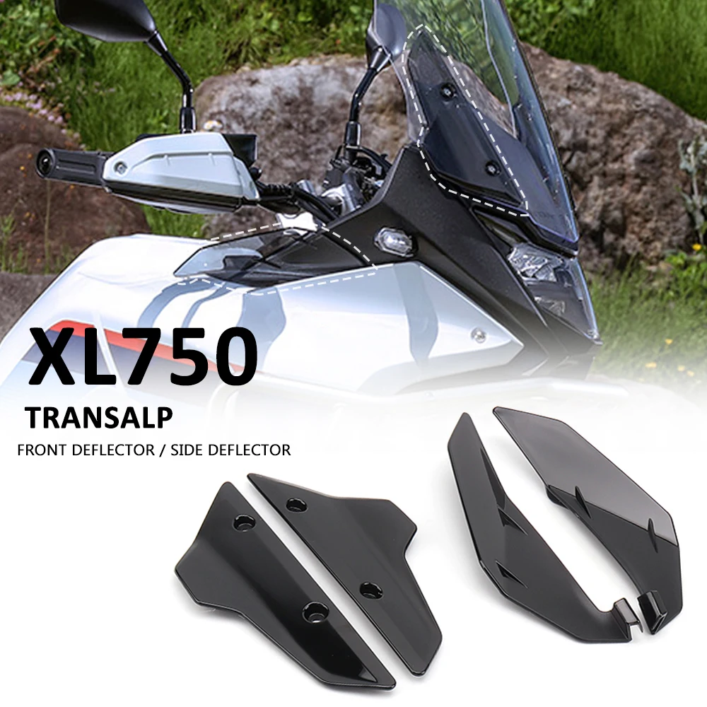 

New Front Side Windshield Windscreen Deflector Motorcycle Accessories For HONDA XL750 TRANSALP XL 750 Transalp 2023 2024