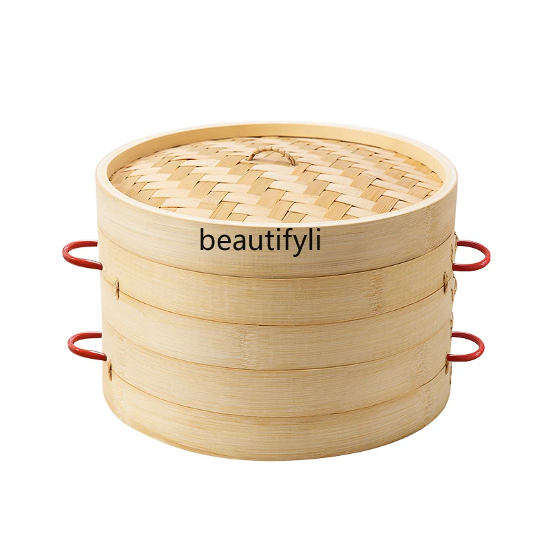 

CXH Bamboo Bamboo Steamer Commercial Steamed Buns Steamer Bamboo Bamboo Steamed Buns Small Steamer