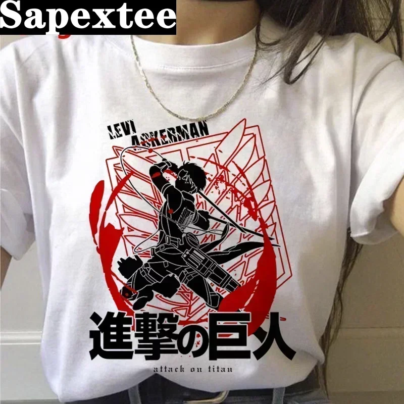 Atak w ostatnim sezonie seksowne Anime na tytanową koszulkę mężczyzn Kawaii tytani atakują graficzną koszulka Harajuku Shingeki No Kyojin koszulki mężczyznę
