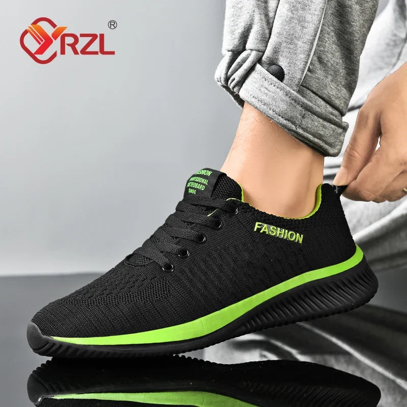 YRZL Sneakers uomo scarpe da corsa donna scarpe sportive leggere scarpe Casual traspiranti in rete classica scarpe da ginnastica coppia di moda