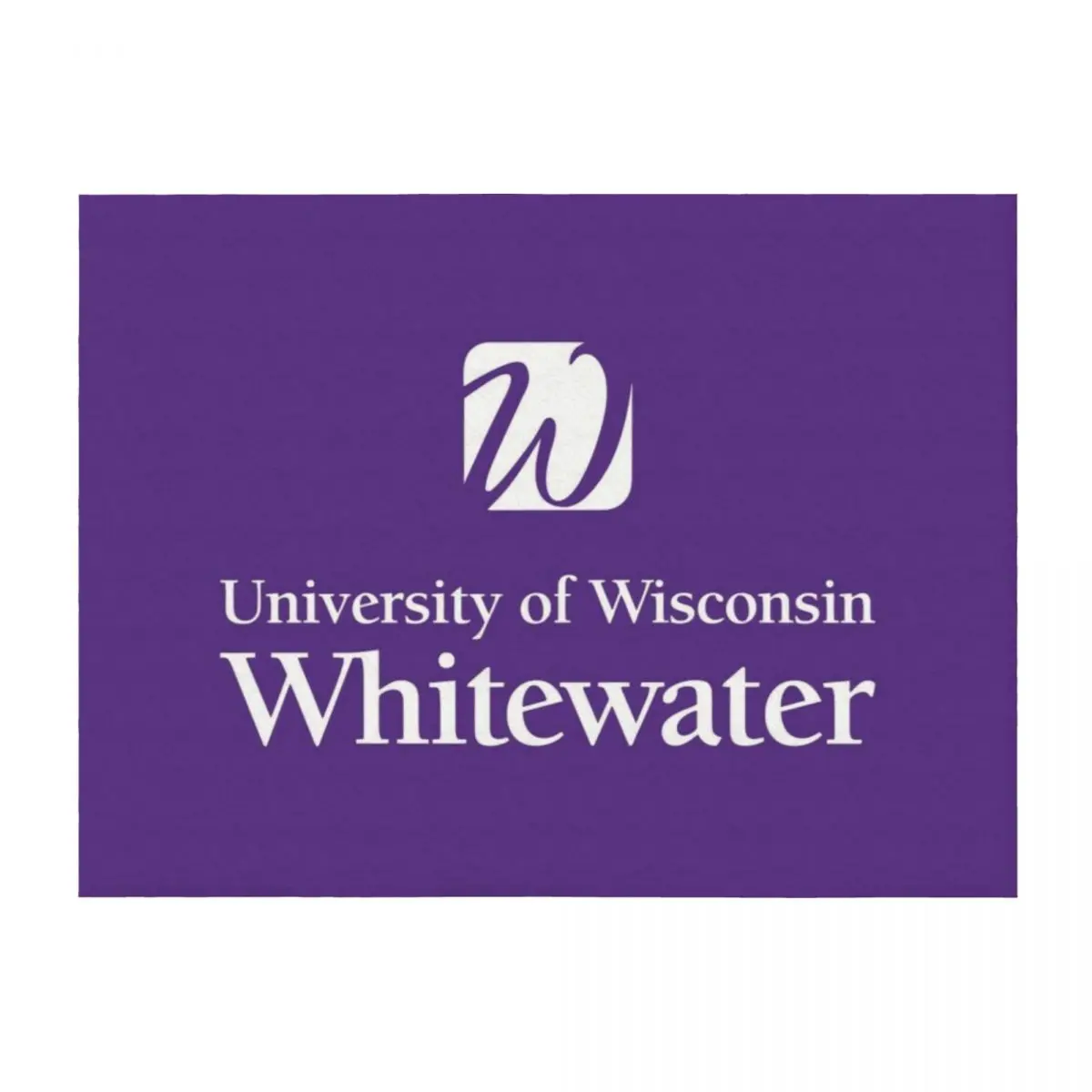 

University of Wisconsin–Whitewater Throw Blanket Personalized Gift Flannels Blankets For Bed Decoratives Blankets