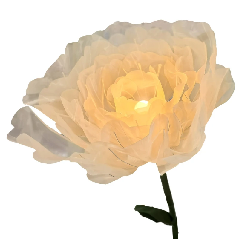 

Giant handmade Internet celebrity electric opening and closing flower lamp Floor lamp Ambient flower lamp Simulation flower
