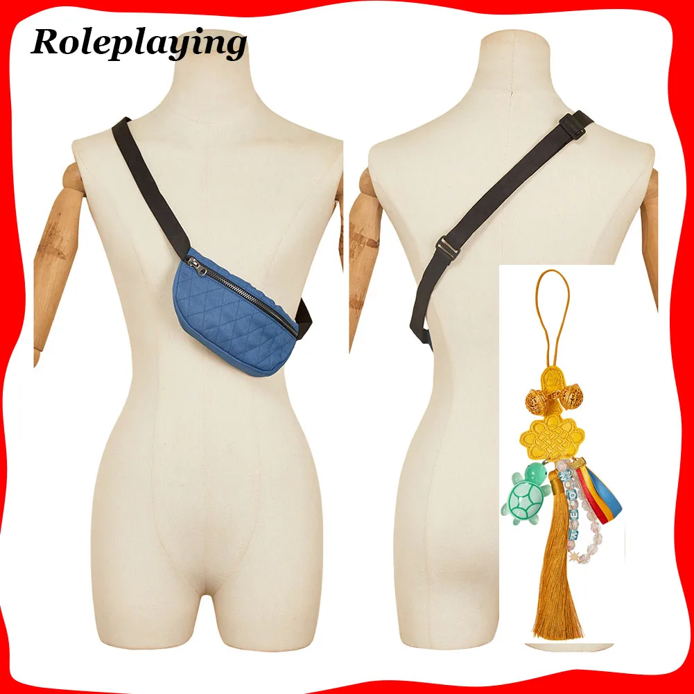 

Подвеска с кисточкой Zoey Kpop Demon Hunter Zoey, косплей, сумка через плечо, сумки через плечо для взрослых, женщин, девочек, Хэллоуин, карнавал