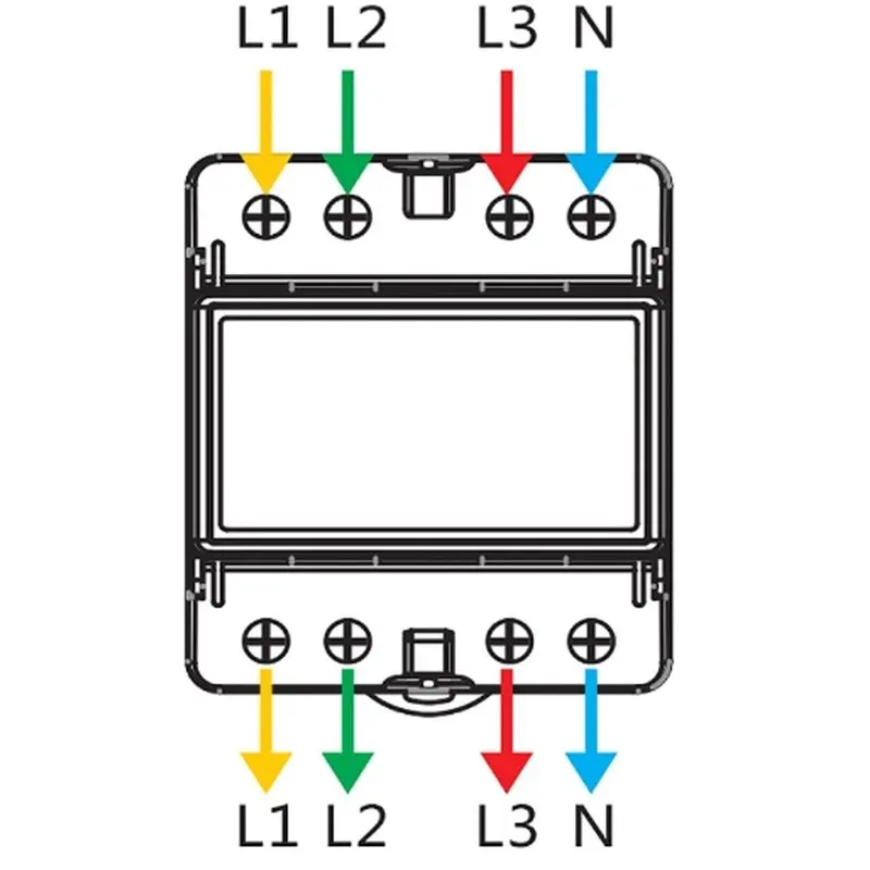 Tuya Wifi 4P 100A Three Phase Meter Bi-Directional Auto-Reclosing Relay For Smart Life