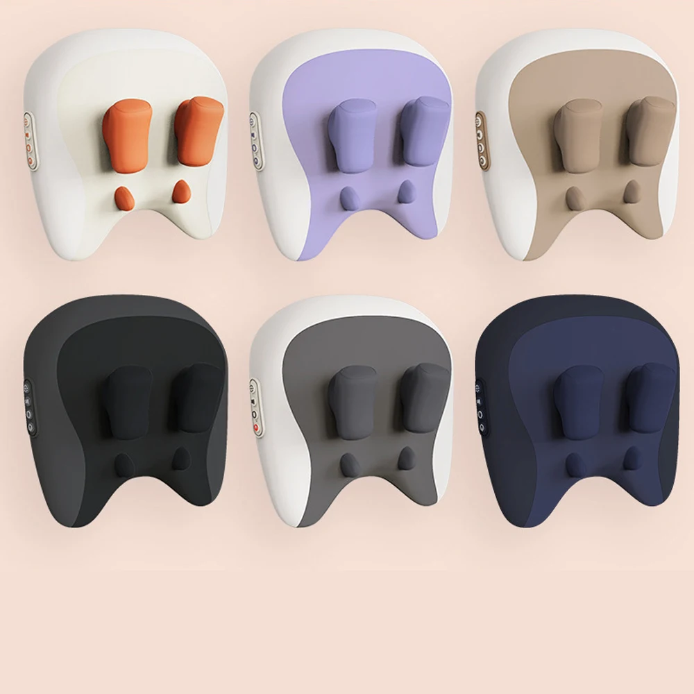 

Neck Massager Pillow with Heat, Shiatsu Back and Shoulder Massage with Deep Tissue Kneading, Portable Cervical Traction Device f