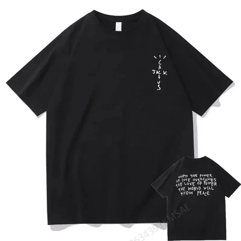 T-Shirt à Manches Courtes pour Homme et Femme, Décontracté, Tendance Hip Hop, avec Lettres Imprimées, à la Mode