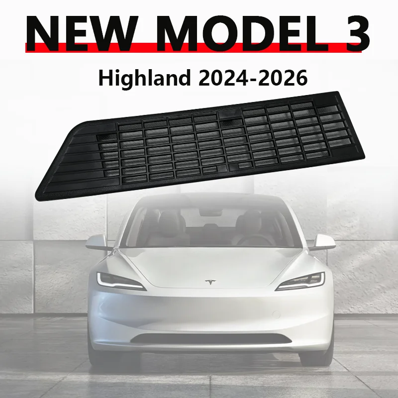 

Vent Cover, Intake Grille Protective Mesh, Front Cover Protective Accessory for Tesla Model 3 Highland 2024-2026