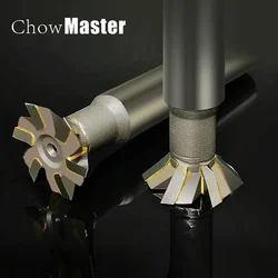 HSS Dovetail Cutter 45 55 60 Degree 8mm 16mm 25mm Dovetail End Mill High Speed Steel HSS Dovetail Cutter