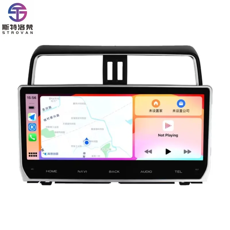

STLF CLRAK For Land Cruiser Prado 2016-2019 12.3 Inch OLED 4K Large-Screen Android Navigator GPS for Reversing Image MP3 Radio