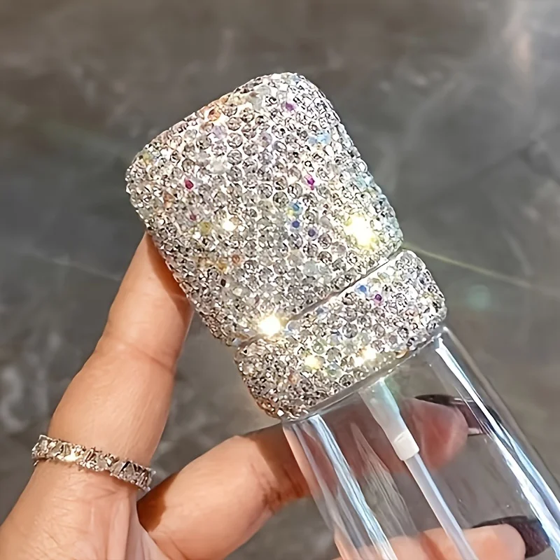 60 مللي زجاجة رذاذ بلاستيكية مجموعة الماس الاصطناعي الحبر مزيل ماكياج زجاجة ماء السفر المحمولة زجاجة توزيع السائل