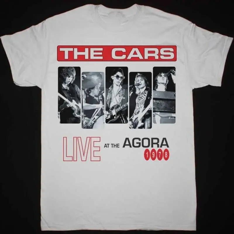 1978 THE CARS LIVE AT THE AGORA Shirt Classic Black Unisex S-5XL LI893