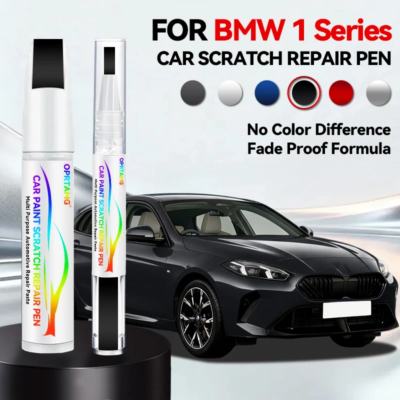 

Car Paint Repair Pen Touch Up Scratch Remover DIY Auto Accessories For BMW 1 Series White 490 Blue B45 Cyan 475 Silver A83 Blue