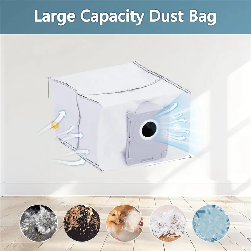 【Berserk】Комплект аксессуаров для Ecovacs Deebot T50 Max T50 Pro T50 Omni T50 Pro Omni T50 Max Pro Запчасти для пылесоса, подушечки для швабры, пыль B