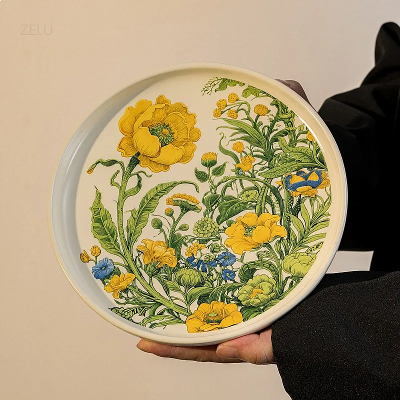 service-d'assiettes-a-diner-en-porcelaine-de-haute-qualite-de-style-europeen-assiettes-creuses-retro-en-porcelaine-fine-plat-de-service-ovale-pour-le-pain