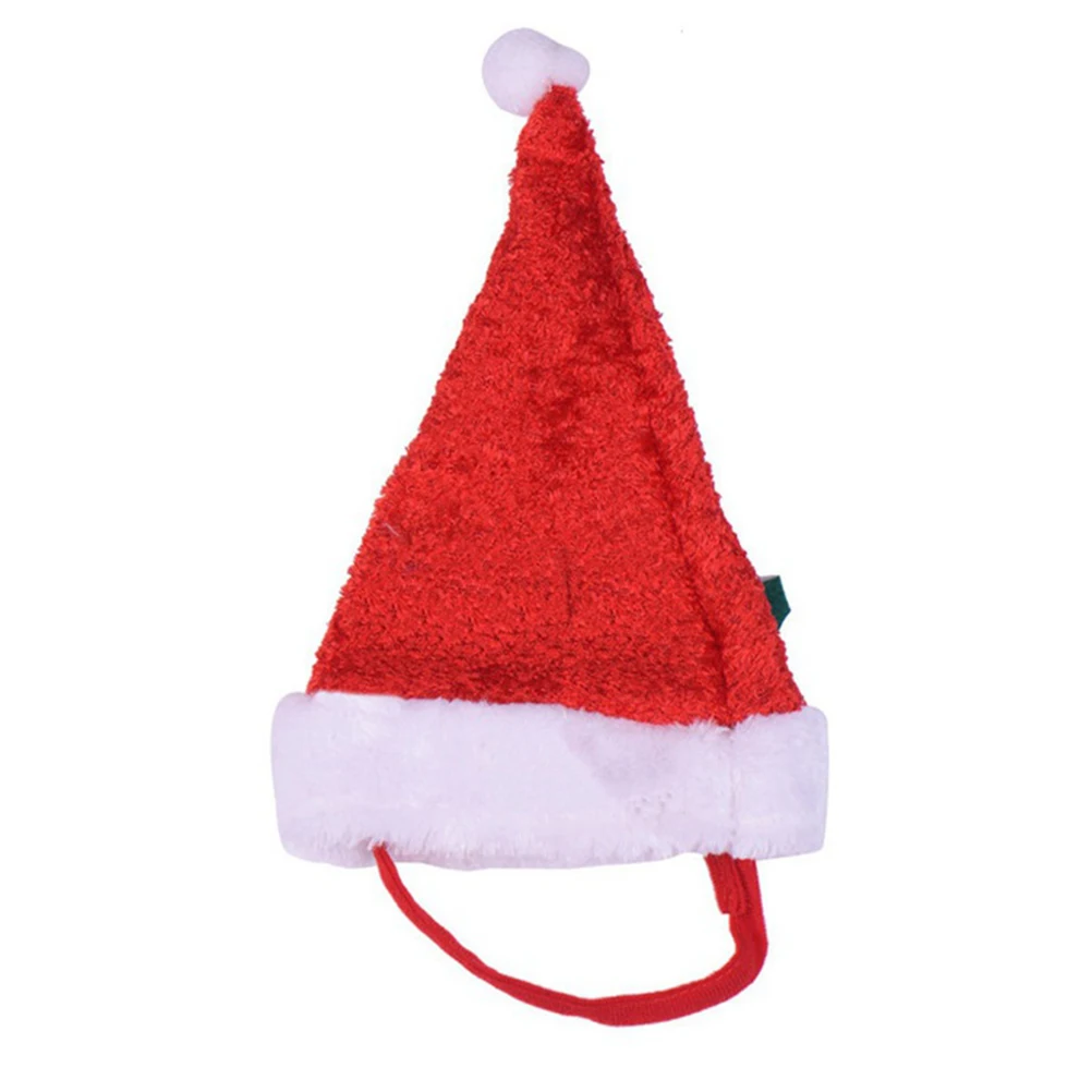 

Pet Santa Collar Set Christmas Dog Costume Pet Christmas Collar Adjustable for Cat Dog Party Holiday Bright Unique Safe Wear