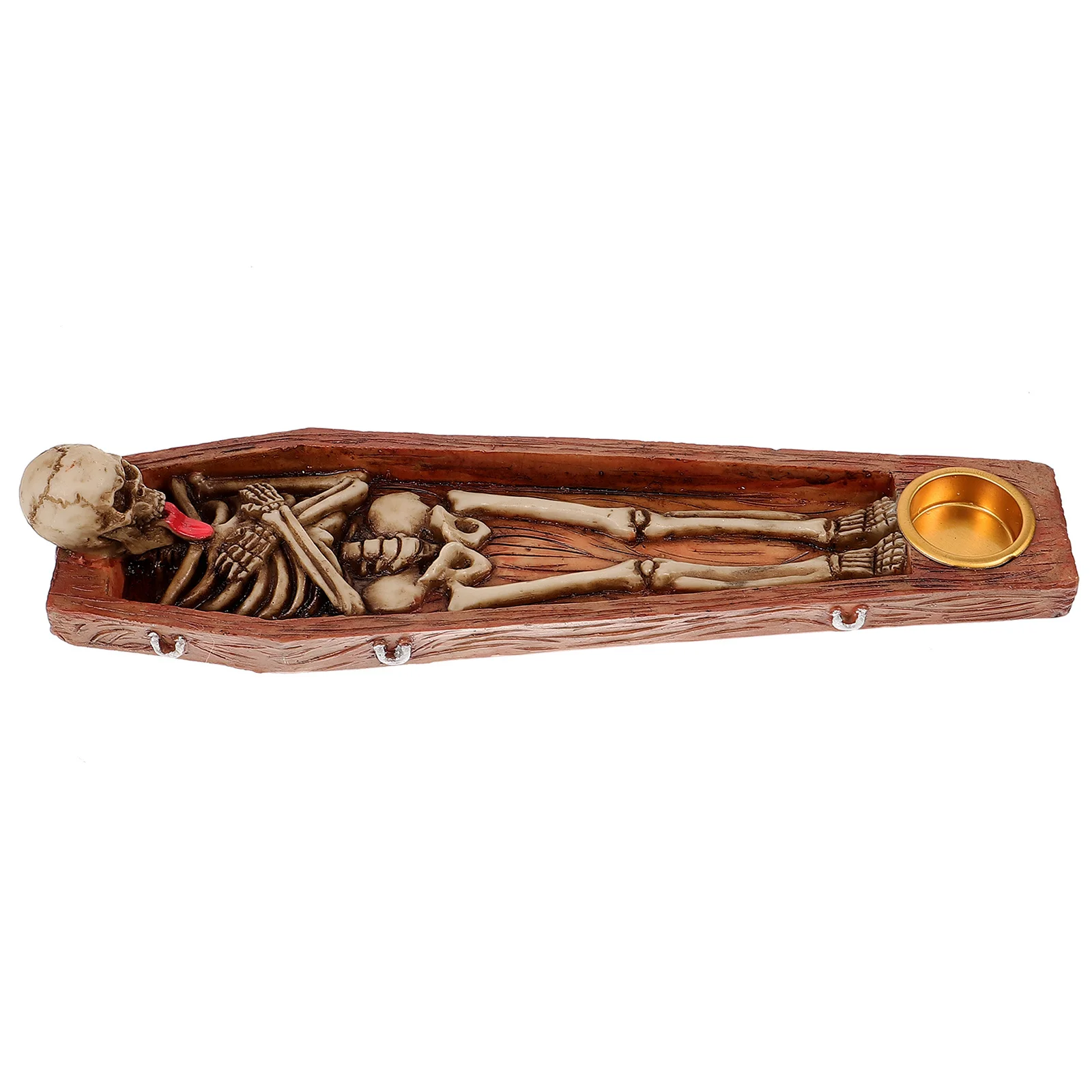 

Resin Coffin Ornament Halloween Garden Courtyard Desktop Table Decoration Halloween Figurine