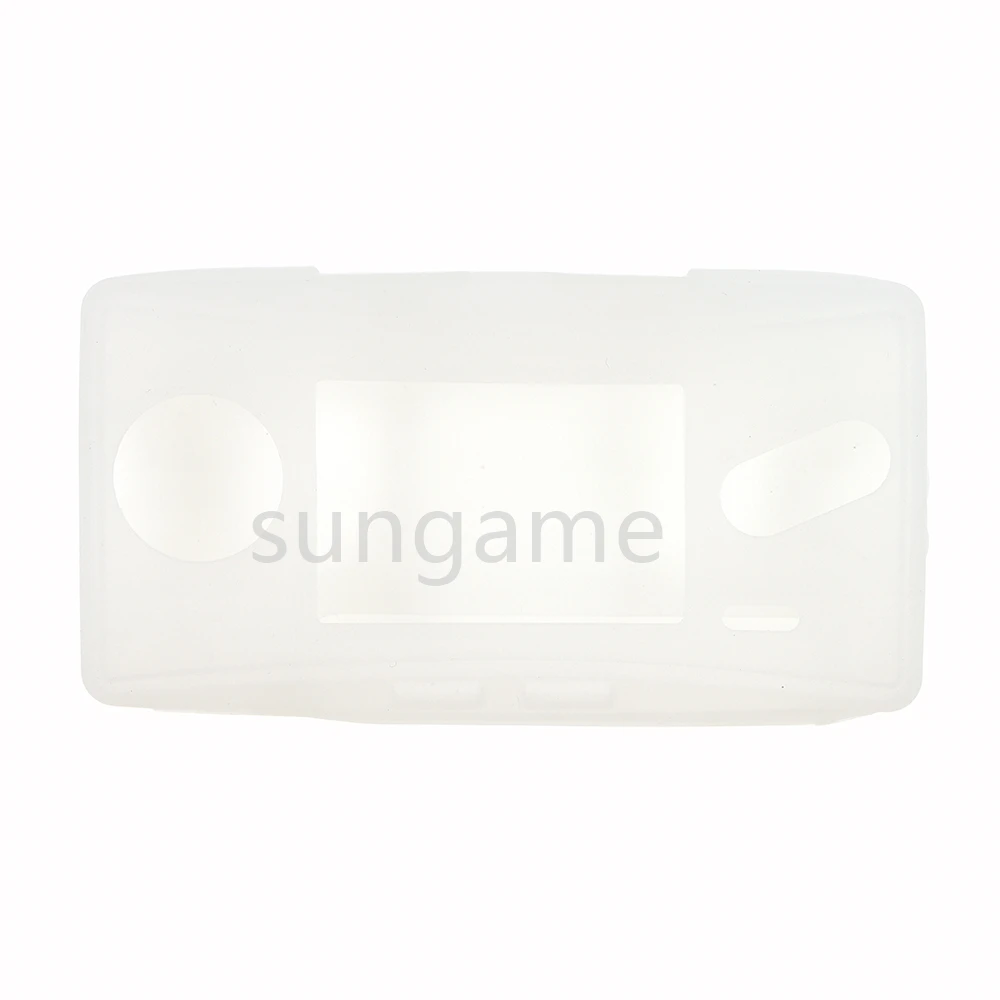 10 قطع لـ GameBoy Micro حافظة من السيليكون المضاد للخدش لغطاء حماية ناعم وشفاف GBM