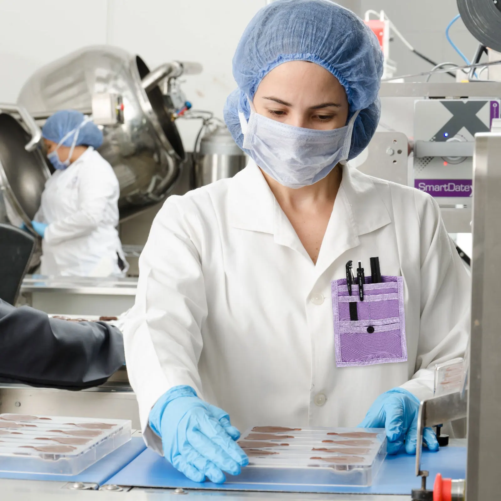 1Pcs Doctor Pen Pouch Oxford Cloth Inserted Holder Bag Pencil Storage Pocket Portable Pen Organizer for Nurses